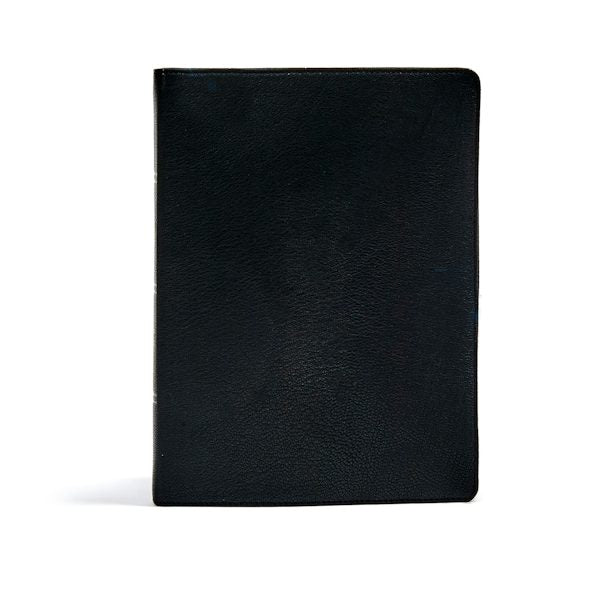 Cover image for CSB Verse-By-Verse Reference Bible, Holman Handcrafted Collection, Black Premium Goatskin, isbn: 9781535990615