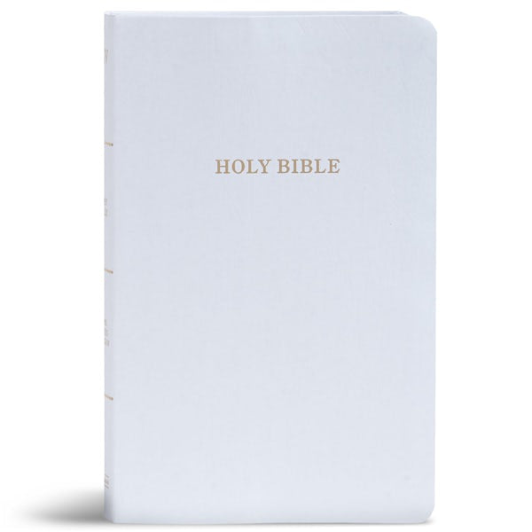 Cover image for KJV Gift and Award Bible, White Imitation Leather, isbn: 9781535990936