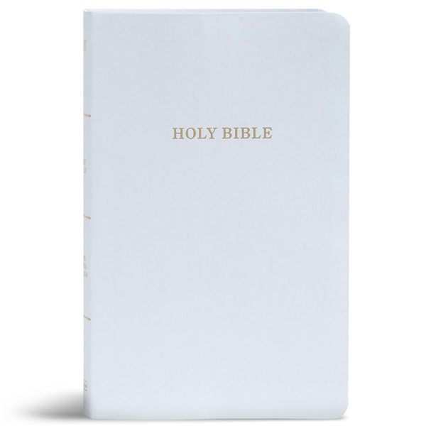 Cover image for KJV Gift and Award Bible, White Imitation Leather, isbn: 9781535990936