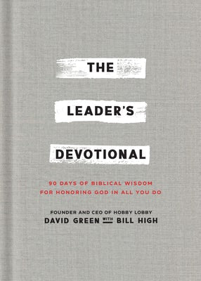Cover image for The Leader's Devotional, isbn: 9781540903990