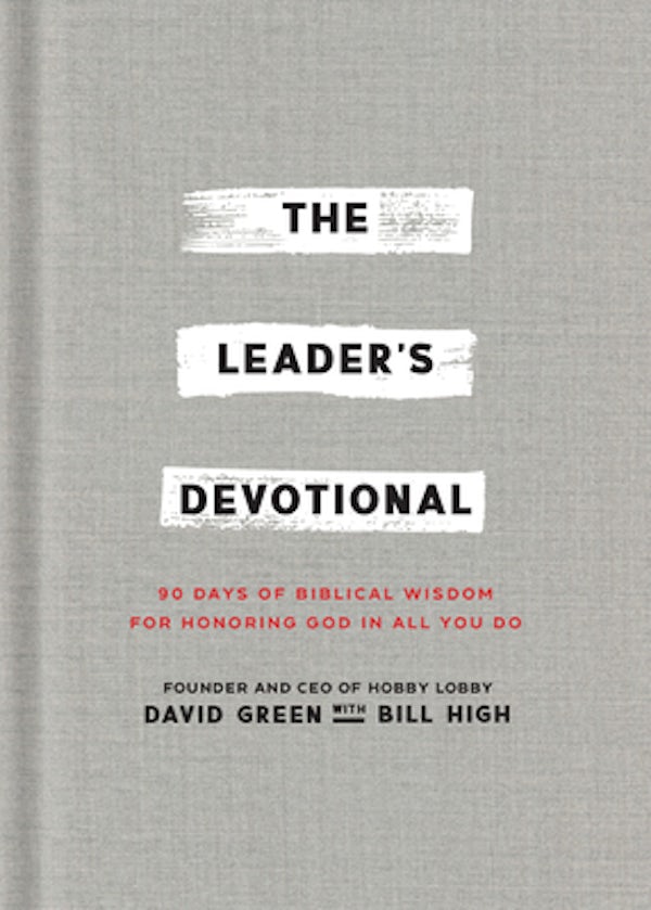 Cover image for The Leader's Devotional, isbn: 9781540903990