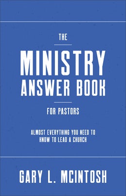 Cover image for Ministry Answer Book for Pastors, isbn: 9781540904652