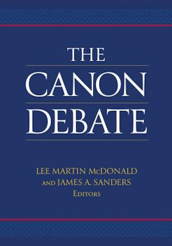 Cover image for The Canon Debate, isbn: 9781540962294