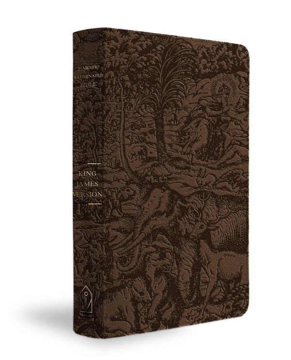 Cover image for KJV Majestic Illuminated Bible (Brown Leatherluxe), isbn: 9781546009771
