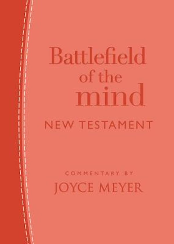 Cover image for Battlefield of the Mind New Testament: Coral Leatherluxe(r), isbn: 9781546013464