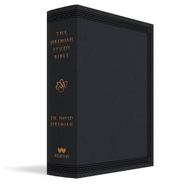 Cover image for The Jeremiah Study Bible, Esv, Black Leatherluxe (Indexed), isbn: 9781546015208