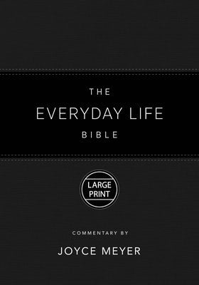 Cover image for The Everyday Life Bible Large Print Black Leatherluxe(r), isbn: 9781546041702