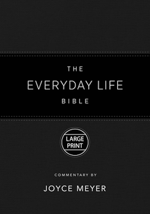 Cover image for The Everyday Life Bible Large Print Black Leatherluxe(r), isbn: 9781546041702