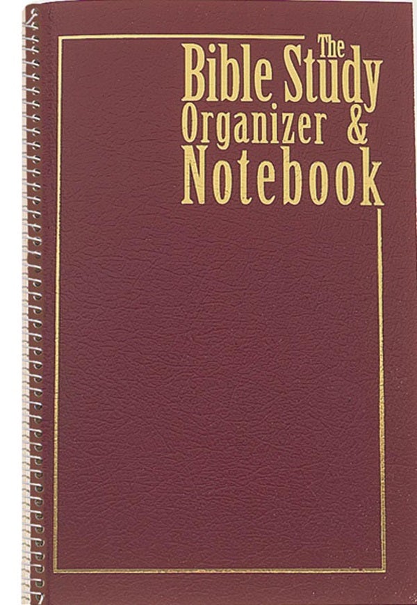 Cover image for Bible Study Organizer & Notebook, isbn: 9781557484604