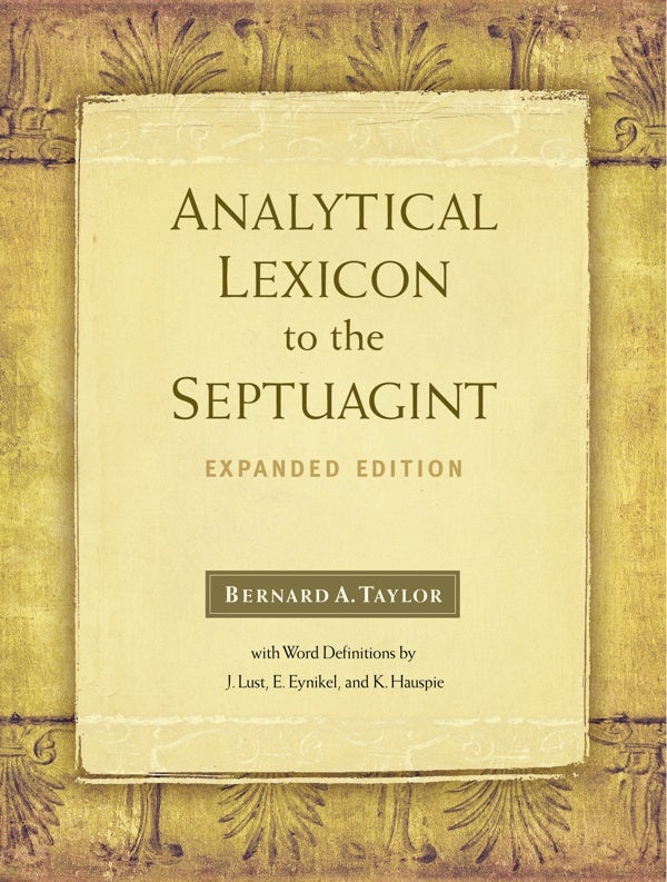 Cover image for Analytical Lexicon to the Septuagint, isbn: 9781565635166
