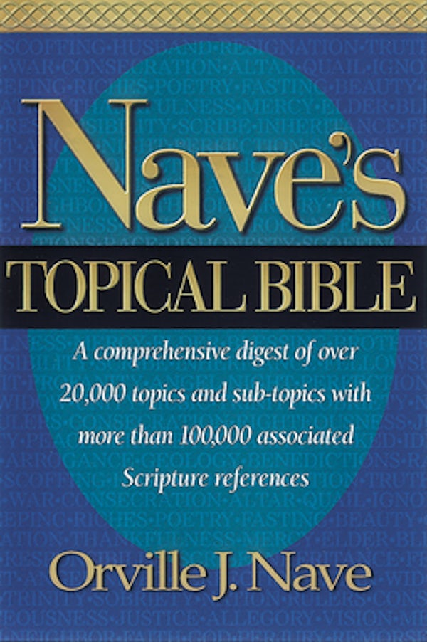 Cover image for Nave's Topical Bible-KJV, isbn: 9781565637931