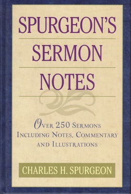 Cover image for Spurgeon's Sermon Notes, isbn: 9781565638297
