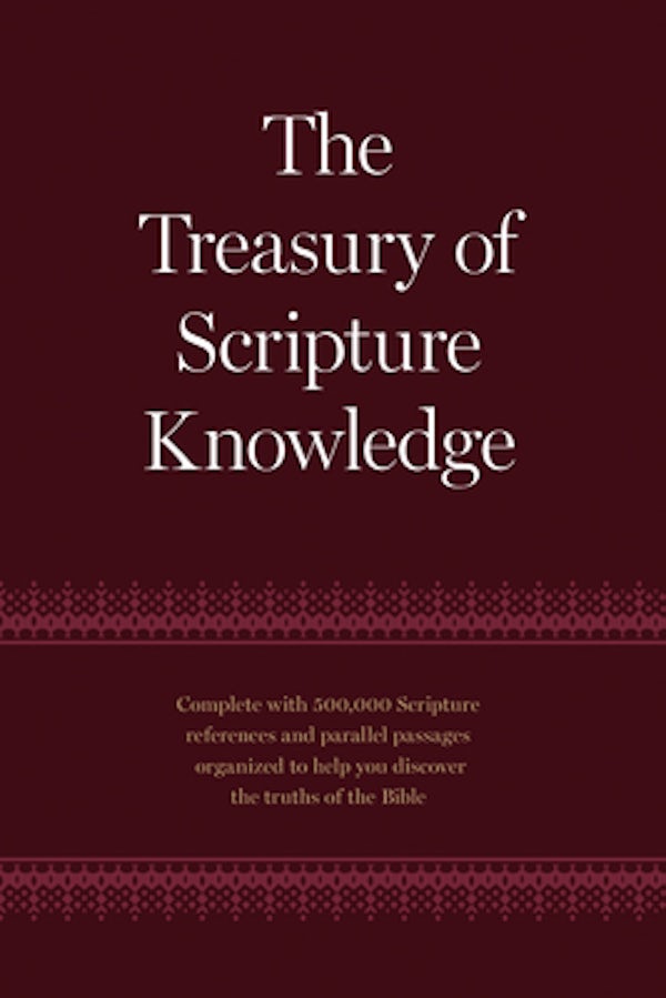 Cover image for The Treasury of Scripture Knowledge, isbn: 9781565638334