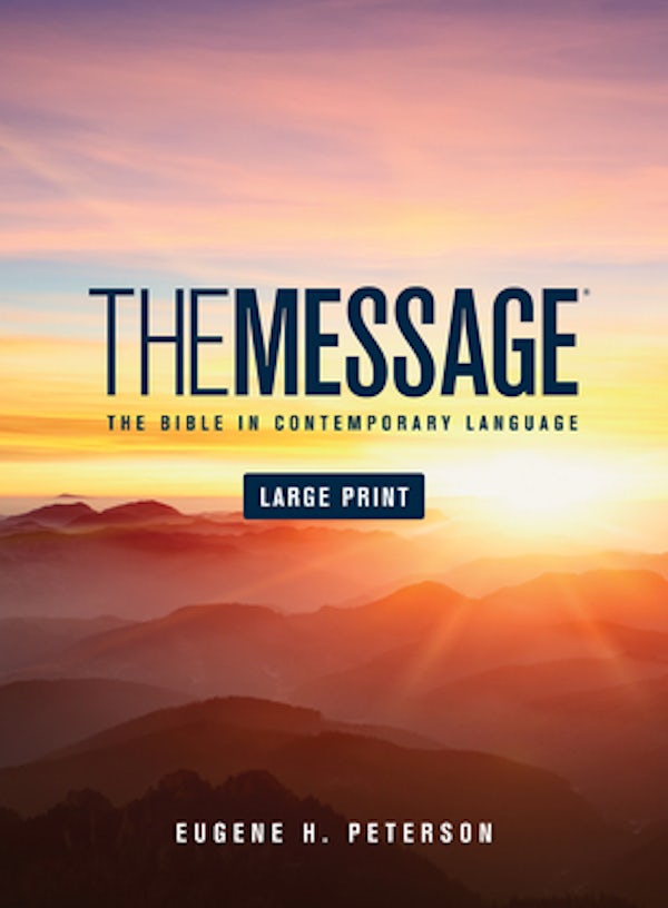 Cover image for Message Bible-MS-Large Print Numbered, isbn: 9781576838457