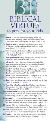 Cover image for 31 Biblical Virtues to Pray for Your Kids 50-Pack, isbn: 9781576839003