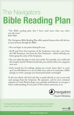 Cover image for The Navigators Bible Reading Plan 25-Pack, isbn: 9781576839744