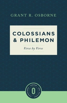 Cover image for Colossians & Philemon Verse by Verse, isbn: 9781577997368