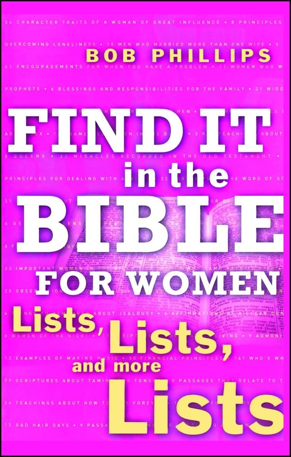 Cover image for Find It in the Bible for Women, isbn: 9781582296401