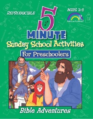 Cover image for 5 Minute Sunday School Activities: Bible Adventures, isbn: 9781584110460