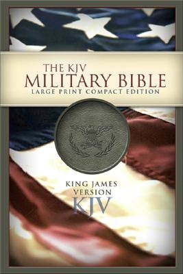 Cover image for Military Bible-KJV-Large Print Compact, isbn: 9781586403652