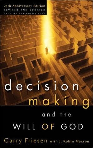 Cover image for Decision Making and the Will of God, isbn: 9781590522059