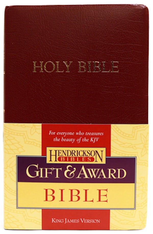 Cover image for Gift & Award Bible-KJV, isbn: 9781598560220