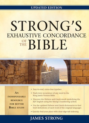 Cover image for Strong's Exhaustive Concordance of the Bible, isbn: 9781598563788