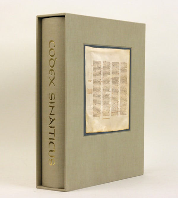Cover image for Codex Sinaiticus, with Slipcase, isbn: 9781598565775