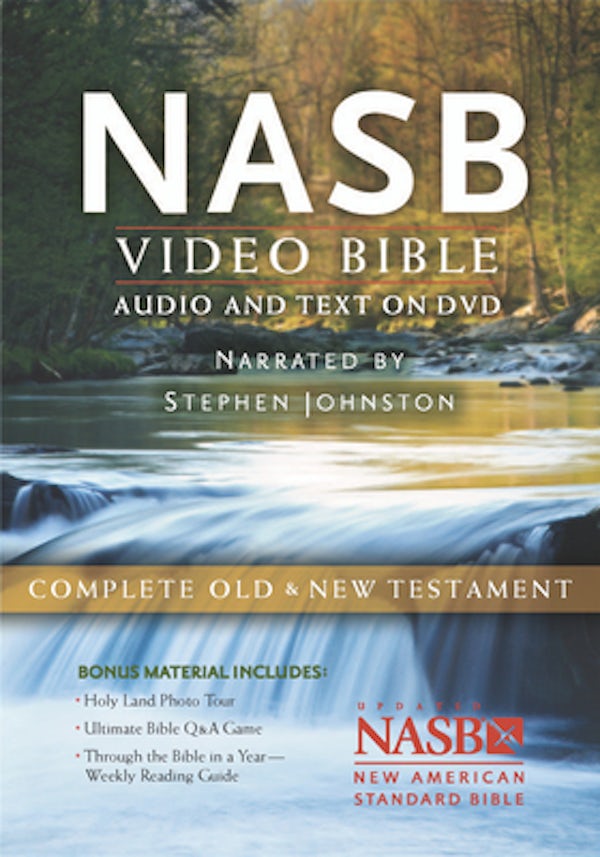 Cover image for Video Bible-NASB, isbn: 9781598567090