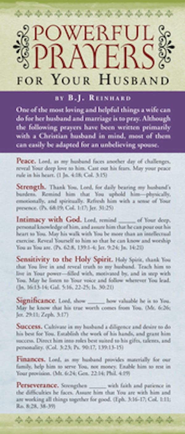 Cover image for Powerful Prayers for Your Husband 50-Pack, isbn: 9781600061585