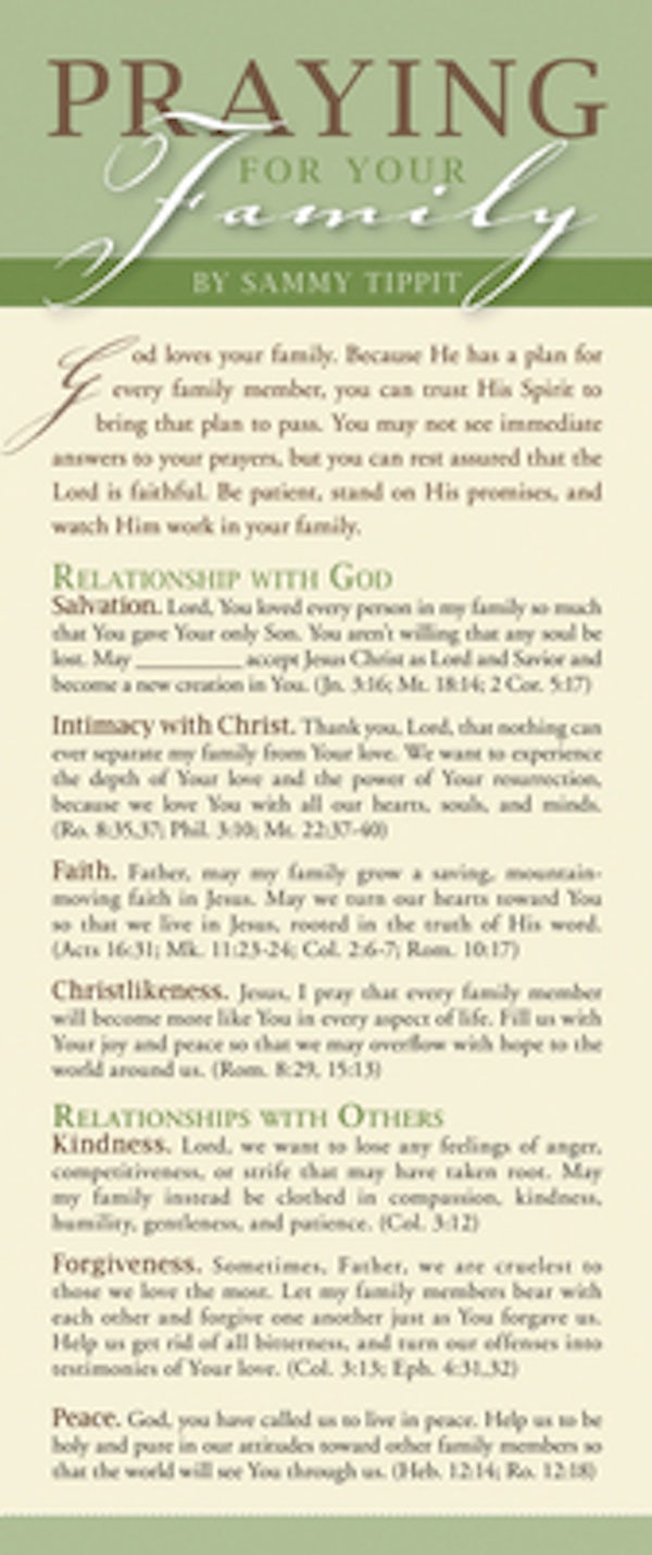 Cover image for Praying for Your Family 50-Pack, isbn: 9781600062056