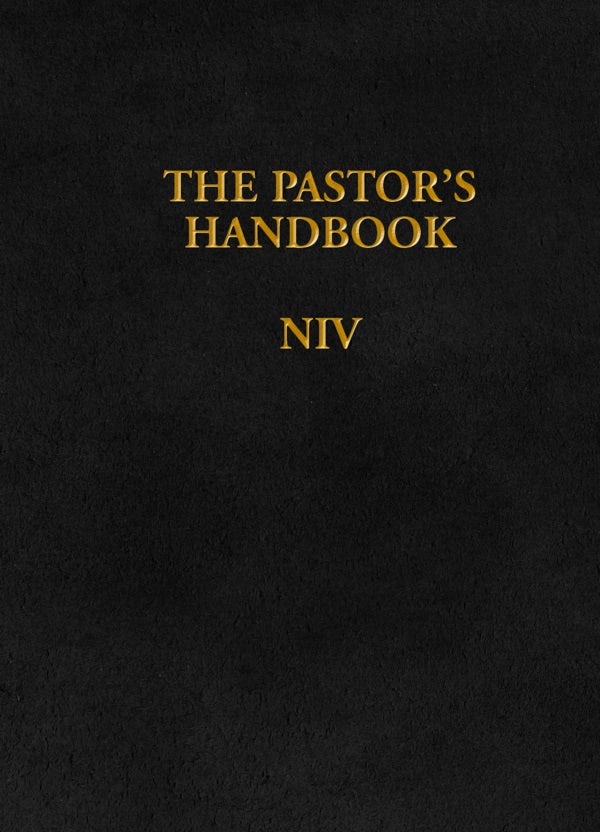 Cover image for The Pastor's Handbook NIV, isbn: 9781600661723