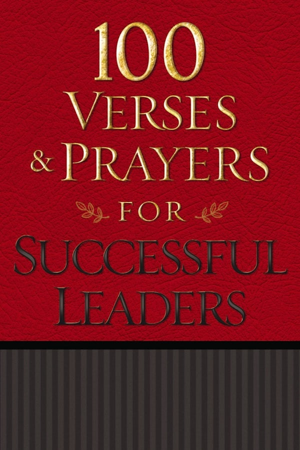 Cover image for 100 Verses & Prayers for Successful Leaders, isbn: 9781605874586