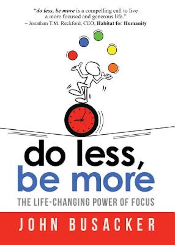 Cover image for do less, be more, isbn: 9781617957970