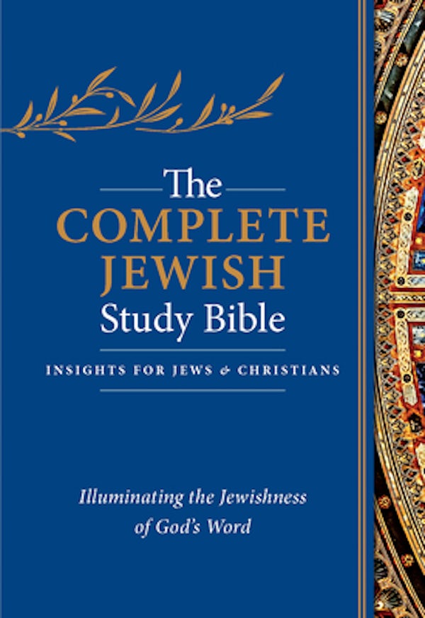 Cover image for The Complete Jewish Study Bible, Flexisoft (Imitation Leather, Blue), isbn: 9781619708693