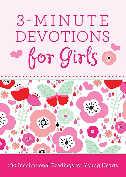 Cover image for 3-Minute Devotions for Girls, isbn: 9781628366389