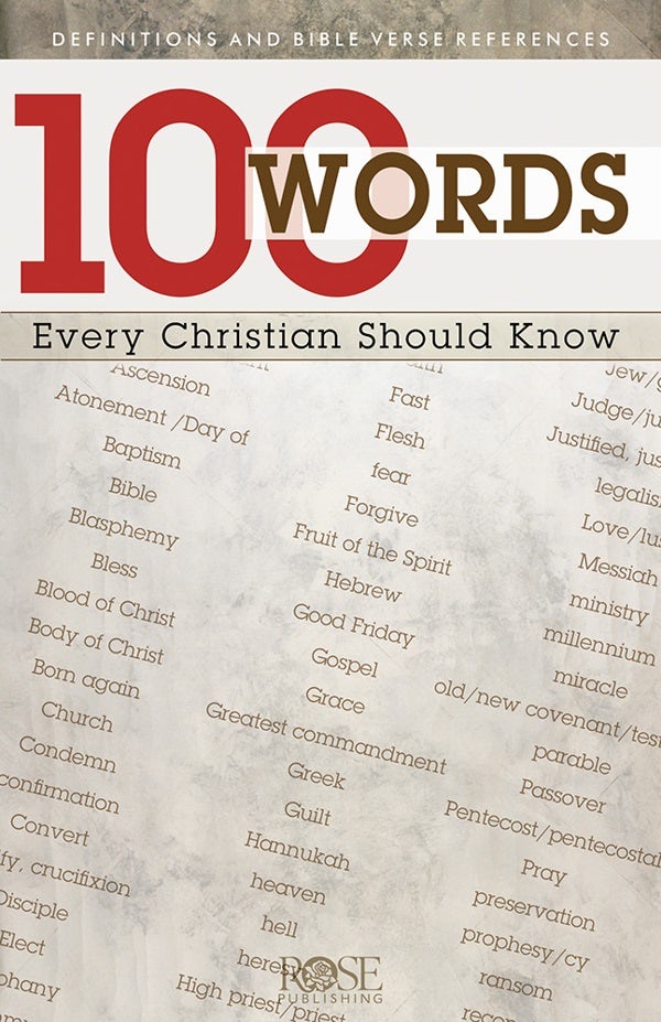 Cover image for 100 Words Every Christian Should Know 5-Pack, isbn: 9781628624540