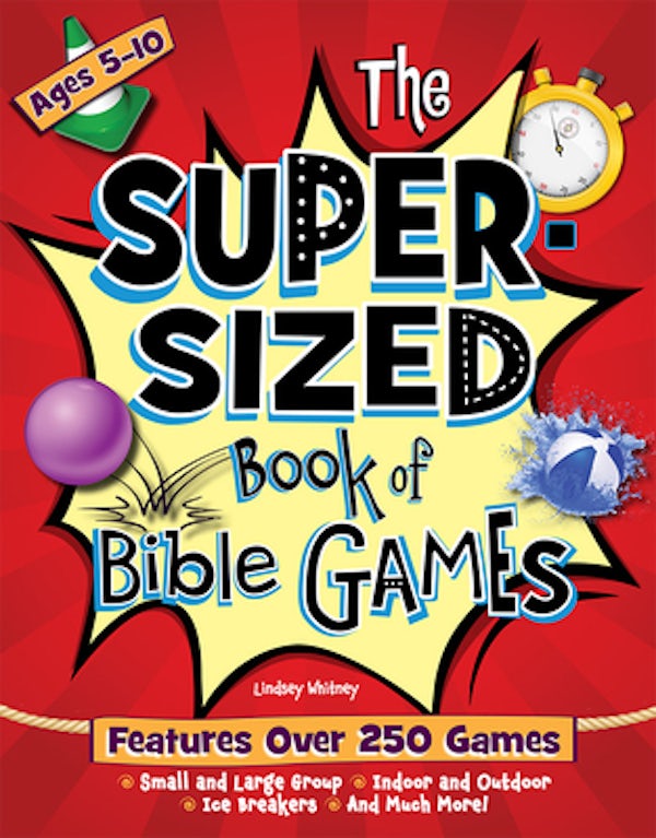Cover image for The Super-Sized Book of Bible Games, isbn: 9781628625462