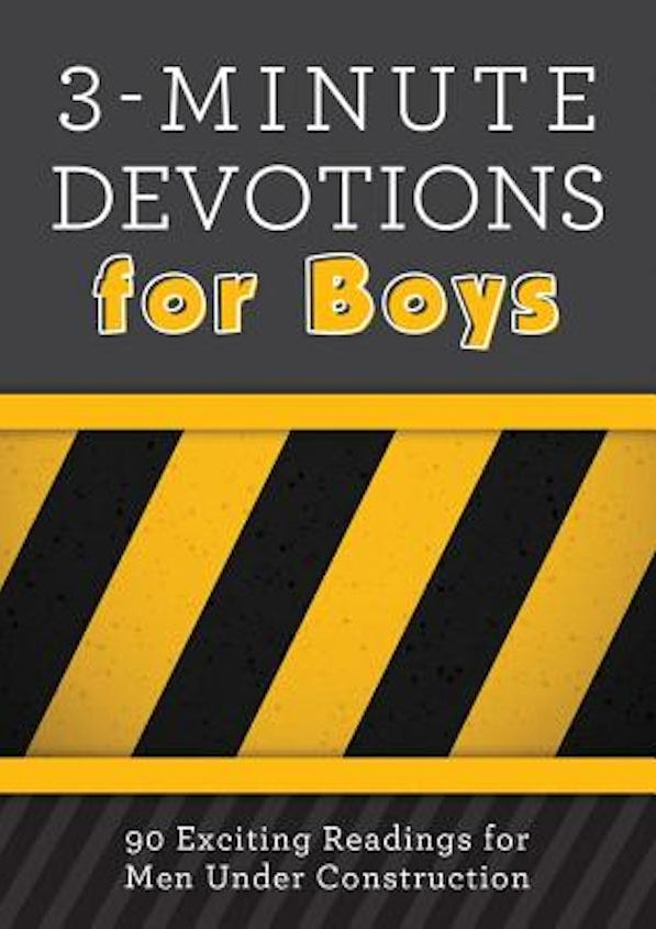 Cover image for 3-Minute Devotions for Boys, isbn: 9781630586782