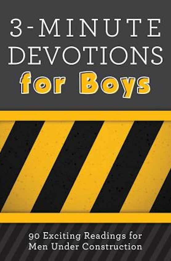 Cover image for 3-Minute Devotions for Boys, isbn: 9781630586782