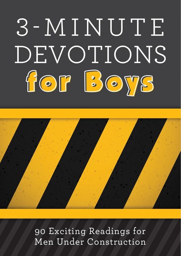 Cover image for 3-Minute Devotions for Boys, isbn: 9781630586782