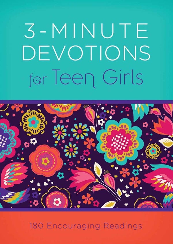 Cover image for 3-Minute Devotions for Teen Girls, isbn: 9781630588564