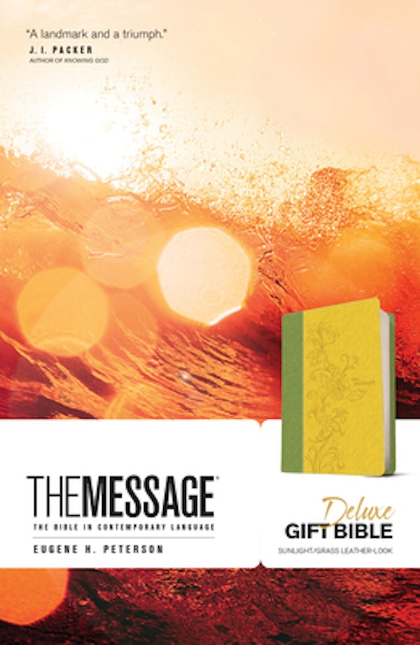 Cover image for Message Deluxe Gift Bible, isbn: 9781631465796