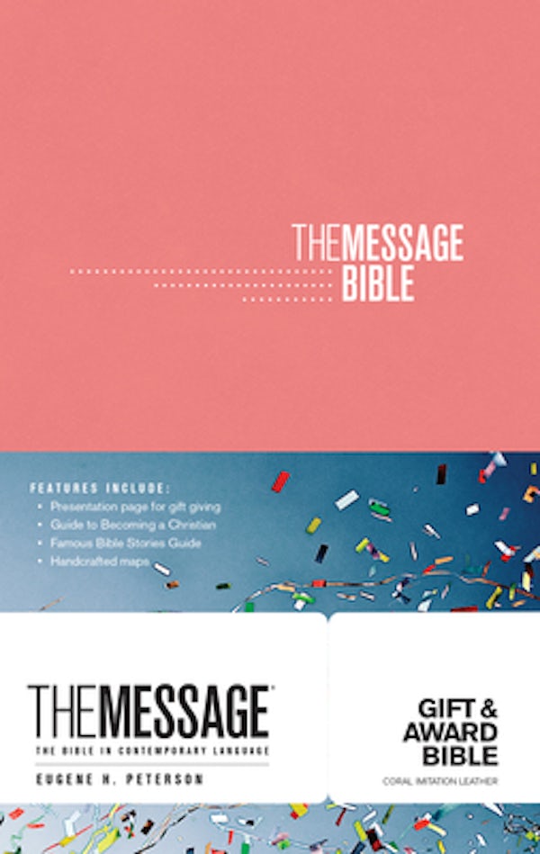 Cover image for The Message Gift and Award Bible, isbn: 9781631467721