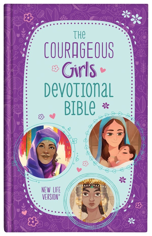 Cover image for The Courageous Girls Devotional Bible, isbn: 9781636090344