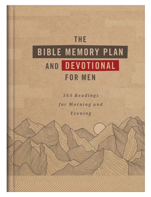 Cover image for The Bible Memory Plan and Devotional for Men, isbn: 9781636090740