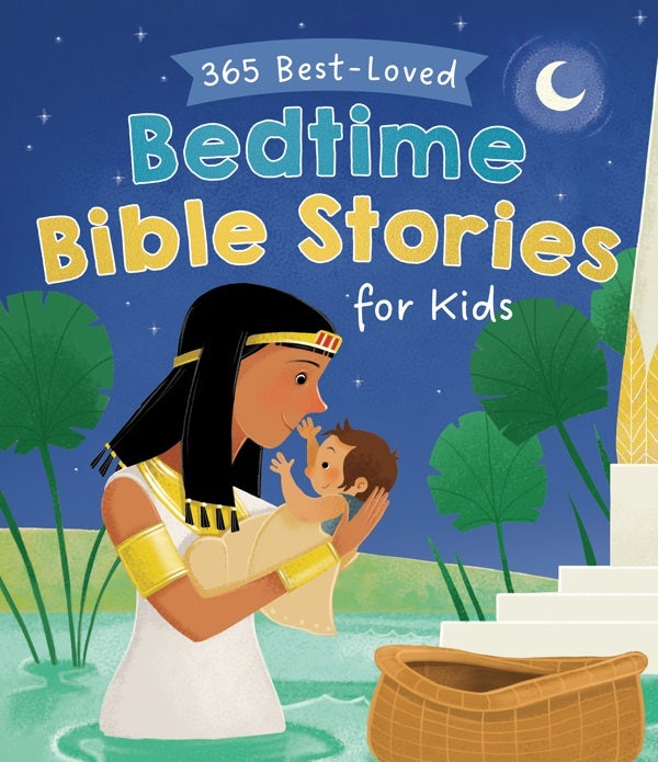 Cover image for 365 Best-Loved Bedtime Bible Stories for Kids, isbn: 9781636092676