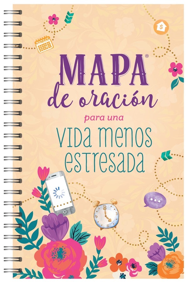 Cover image for Mapa de Oración Para Una Vida Menos Estresada, isbn: 9781636093543