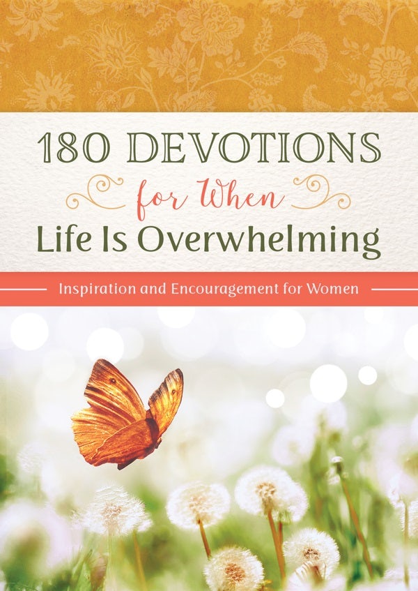 Cover image for 180 Devotions for When Life Is Overwhelming, isbn: 9781636093680