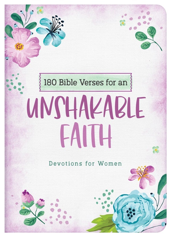 Cover image for 180 Bible Verses for an Unshakable Faith, isbn: 9781636094304